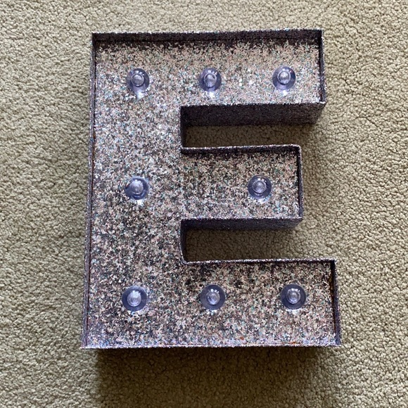 Justice Other - White LED Letter "E" Lights